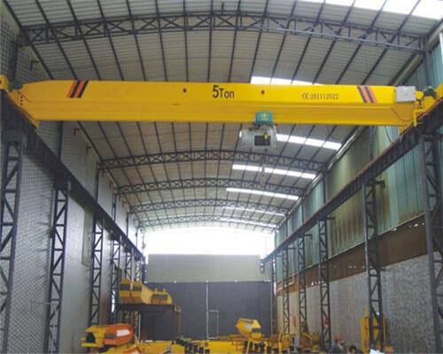 Macara de transmisie cu o singură grindă de 5 tone cu electrică Hoist.jpg 5 Ton Single Girder Overhead Crane with Electric Hoist.jpg