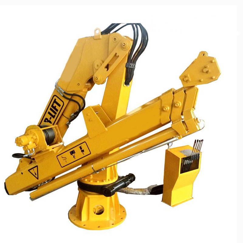 Folding Boom Crane Crăciun Boom Marin Deck Crane.jpg Folding Boom Crane Knuckle Boom Marine Deck Crane.jpg